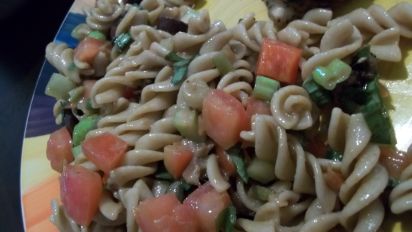 Mediterranean Fusilli Pasta Salad Recipe Food Com
