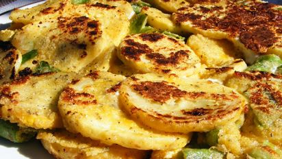 My First Yellow Crookneck Squash Fried Recipe Food Com