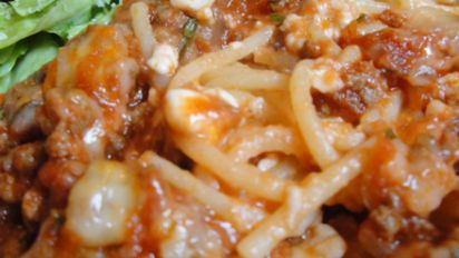 Kittencal S Spaghetti Pie Recipe Food Com