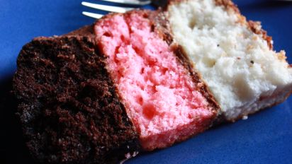 Fun Neapolitan Birthday Cake Recipe Genius Kitchen