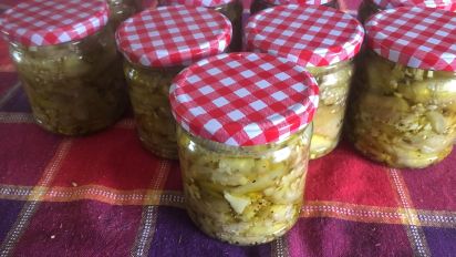 Pickled Eggplant Aubergine Jamie Oliver Recipe Food Com