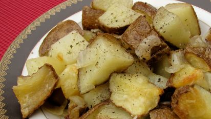Microwave Garlic Butter Potatoes Recipe Food Com