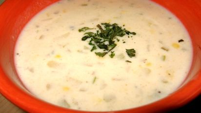 North Country Corn Chowder Rachael Ray Recipe Food Com 2 tablespoons fresh thyme leaves, finely chopped. north country corn chowder rachael ray