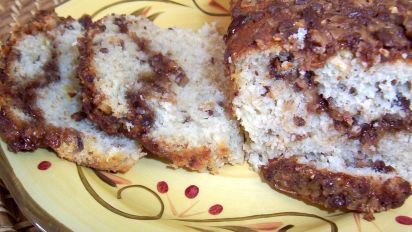 Toffee Banana Rum Bread Recipe Food Com 2 whole cups of mashed banana, which is about 4 banana bread muffins: toffee banana rum bread