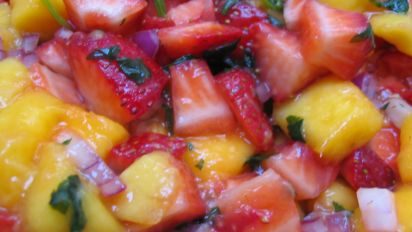 Calypso Strawberry Mango Salsa Recipe Food Com
