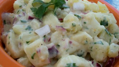 Warm Potato Salad With Goat Cheese Recipe Food Com