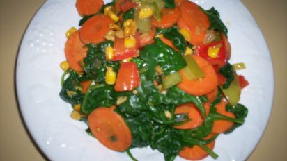 Hot Spinach Salad Recipe Food Com