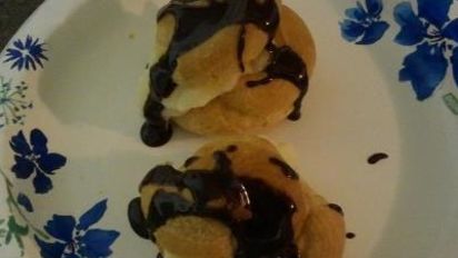 Cream Puffs With Custard Filling Recipe Food Com
