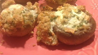 Mushroom Caps Stuffed With Smoked Salmon Recipe Food Com Submitted 6 years ago * by my dad took me to costco yesterday and i picked up some canned salmon. mushroom caps stuffed with smoked salmon