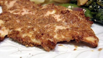 Oven Fried Pounded Chicken Recipe Food Com oven fried pounded chicken