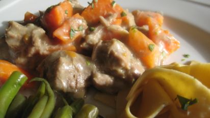 Veal Blanquette Veal In White Sauce Recipe Food Com