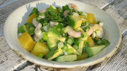 Mango Avocado Shrimp Salad Recipe Food Com