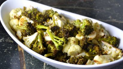 Roasted Broccoli And Cauliflower Recipe Food Com