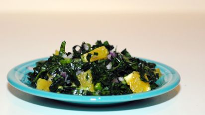 Raw Kale Salad Recipe Food Com