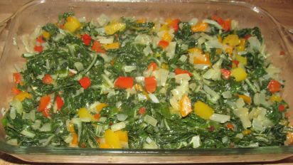 Spicy Swiss Chard Or Spinach Recipe Food Com