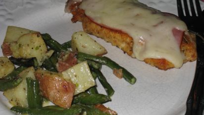 Roasted Fingerling Potatoes Green Beans In Tarragon Sauce Recipe