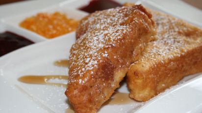 Lorilyn S Deep Fried Stuffed French Toast Recipe Breakfast Food Com