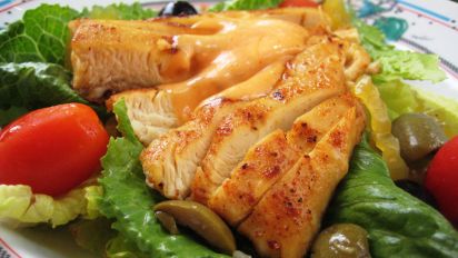 Cajun Chicken Salad With Cajun Dressing Recipe Food Com