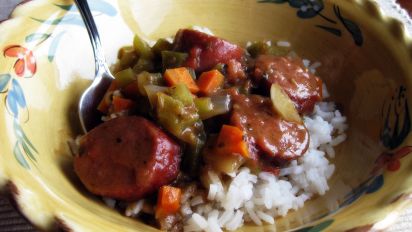 Smoked Sausage Gumbo Slow Cooker Recipe Food Com