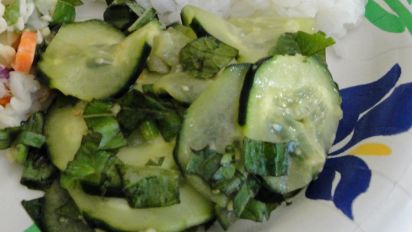 Asian Cucumber Salad Recipe Food Com