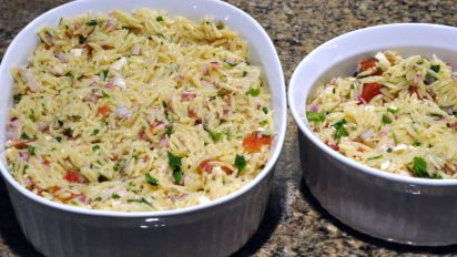 Chicken Feta And Orzo Salad Recipe Food Com