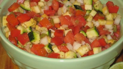 Fresh Garden Salsa Recipe Food Com