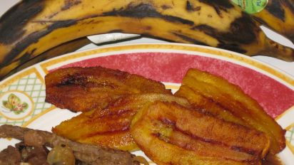Easy Fried Plantains Slices Recipe Food Com