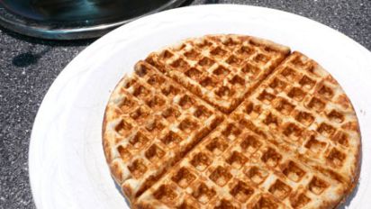 Oat Bran Waffles Recipe Food Com Season waffle iron with cooking spray and make waffles per manufacturer's instructions. oat bran waffles
