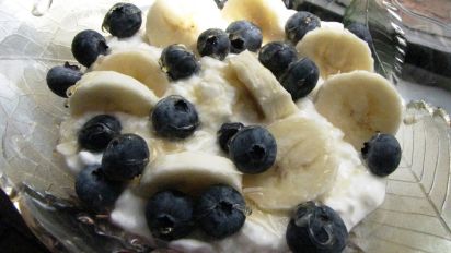 Cottage Cheese With Banana And Blueberries Recipe Food Com