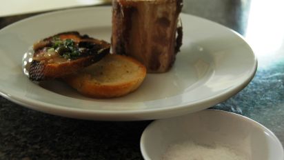 Roasted Bone Marrow Recipe Food Com Here's my process i was wondering the same as michael.also i dont have a slow cooker, so would simmer it in a large pan, but impossible to do that. roasted bone marrow