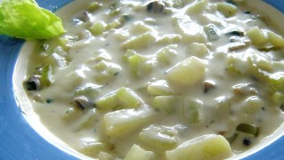 Vegan Cream Of Celery Soup Recipe Food Com It is garnished with a dill and celery salad, simply too pretty not to eat. vegan cream of celery soup