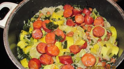 Portuguese Sausage Rice Recipe Food Com