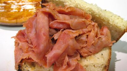 Ham Barbecue Sandwiches Pittsburgh Style Recipe Food Com