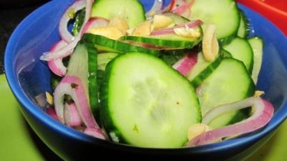 Tangy Thai Cucumber Salad Recipe Food Com