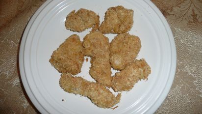 Crunchy Garlic Chicken Nuggets Recipe Food Com