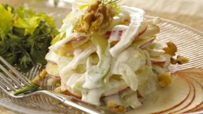 Goat Cheese Fennel Apple Salad Recipe Food Com