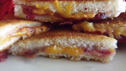 Farmhouse Cheddar Cheese And Cranberry Croque Monsieur Toasties