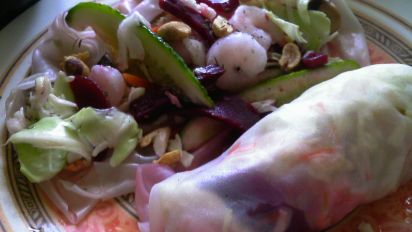 Vietnamese Shrimp Rolls With Sweet Chili Dipping Sauce Recipe
