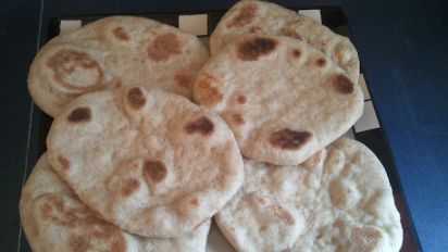 Sourdough Pita Bread Recipe Greek Food Com Easy pita bread recipe & pita chips. sourdough pita bread