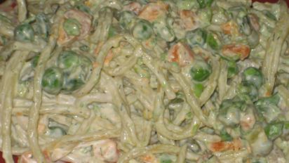 Norwegian Spaghetti Salad With Shrimp Recipe Food Com