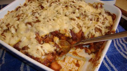 Chili Dog Casserole