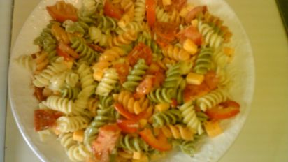 Garden Rotini Pasta Salad Recipe Food Com