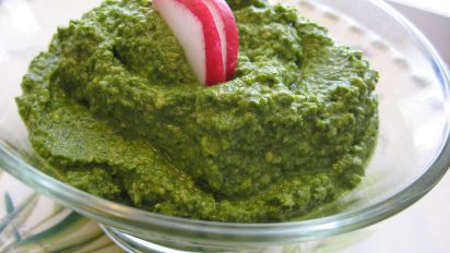 Radish Leaf Radish Top Pesto Recipe Food Com