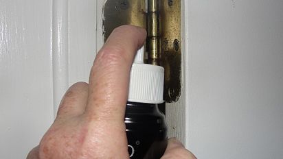 Squeaky Door Hinge Be Gone