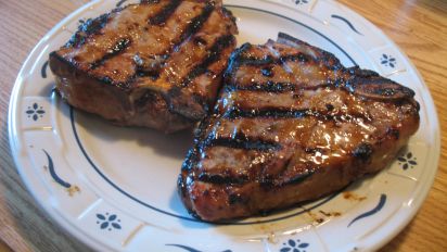 Veal Chops With Whole Grain Mustard And Honey Recipe Food Com