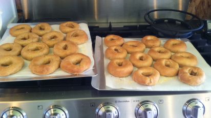 Authentic New York Style Homemade Bagels Recipe Food Com