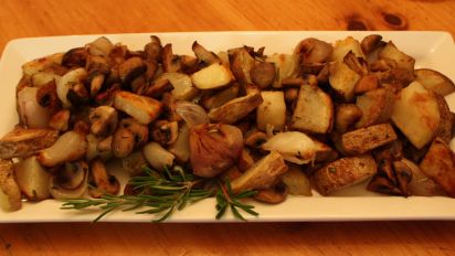 Russian Roasted Potatoes With Mushrooms Recipe Food Com