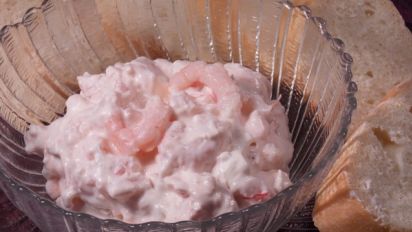 Pink Shrimp Dip By Paula Deen Recipe Food Com Rating divide grits among 2 serving plates. pink shrimp dip by paula deen