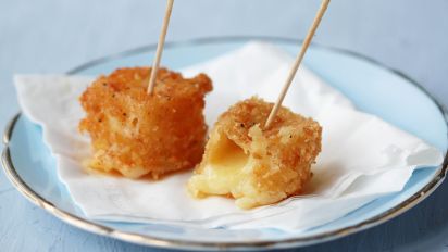 Honey Glazed Fried Manchego Cheese Recipe Food Com