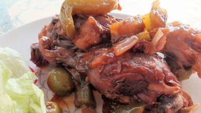 Chicken In Wine Sauce El Salvador Recipe Food Com